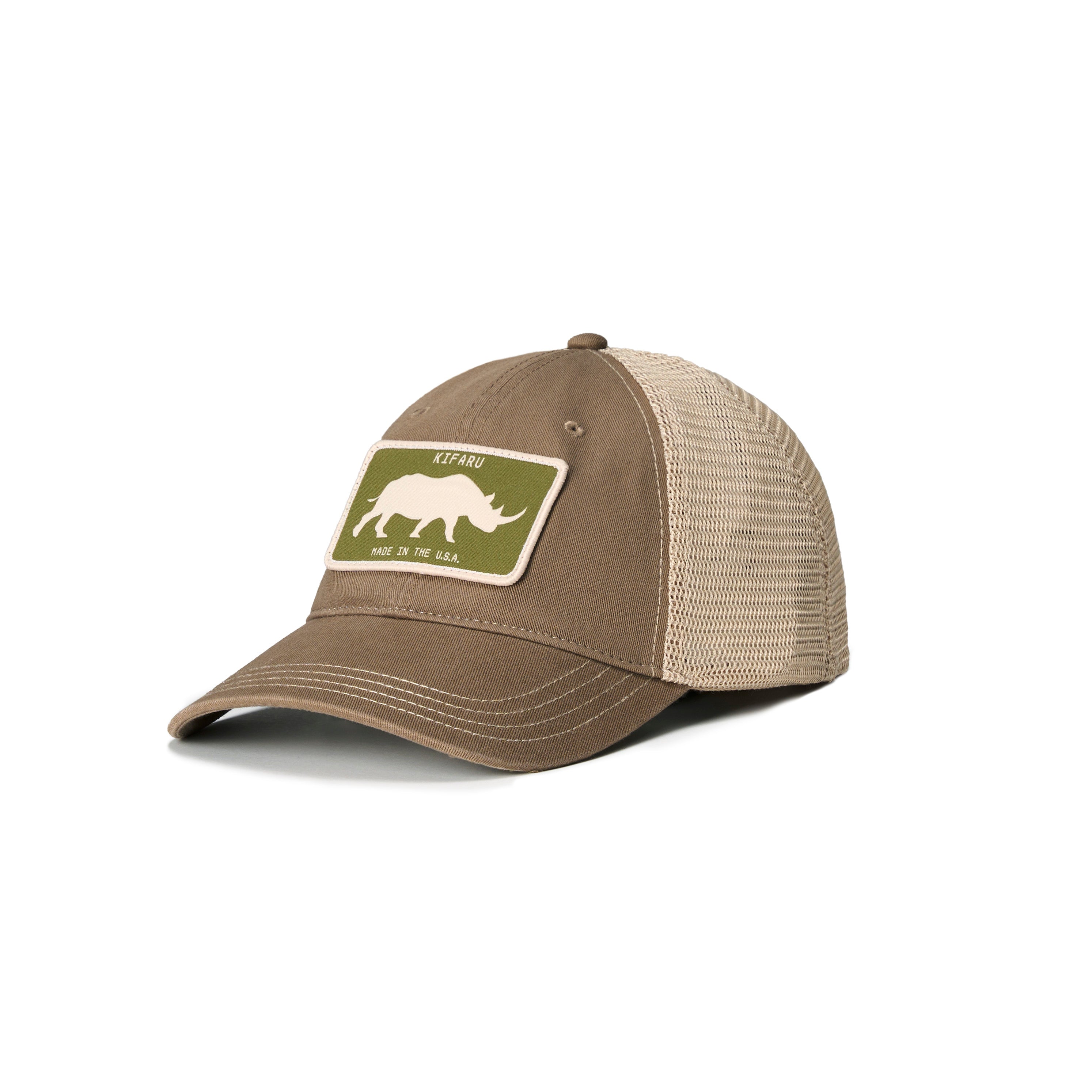 Rhino Patch Unstructured Hat Brown