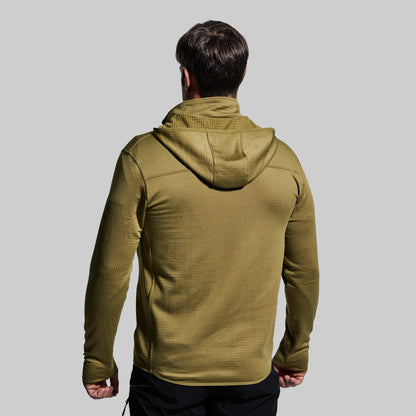 Men's Quiver Half Zip Hoodie (OD Green)